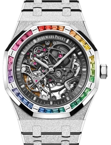 audemars piguet skeleton rainbow|audemars piguet 41mm.